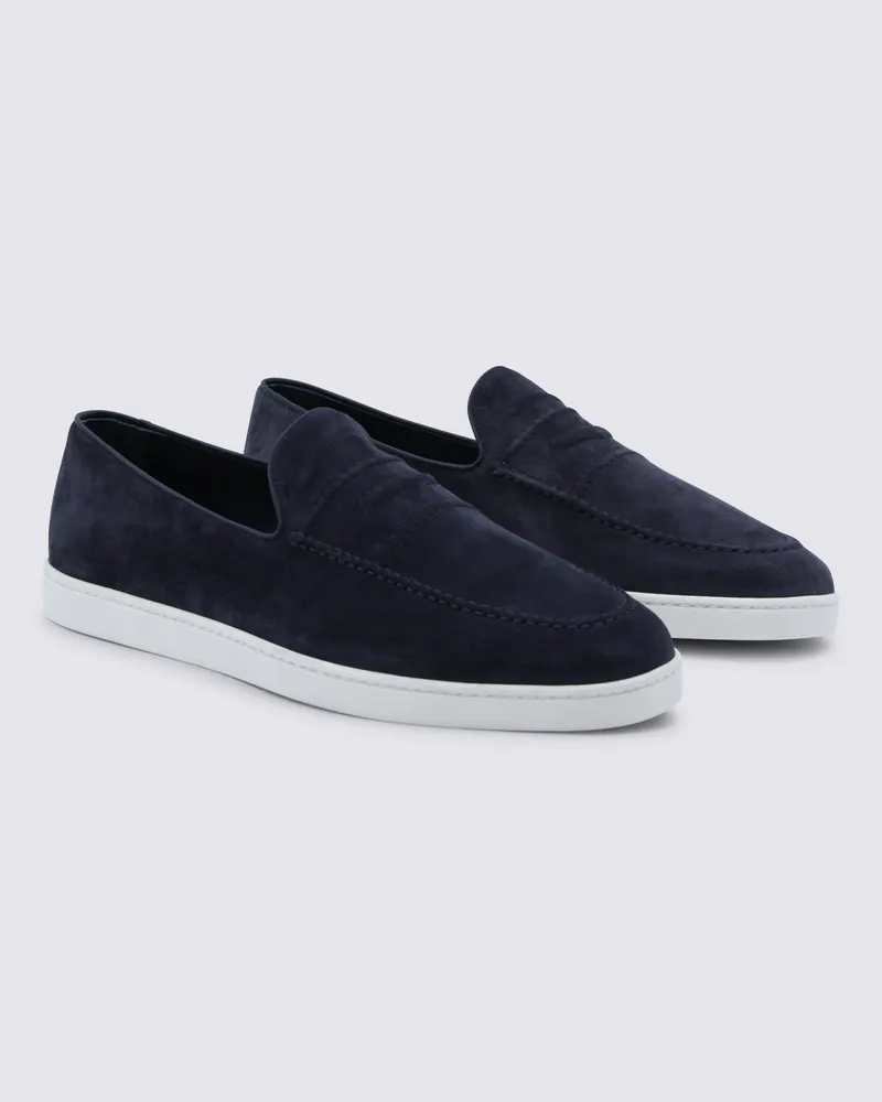 Church's Men's Flat Shoes Navy _coverle Soleel Navy