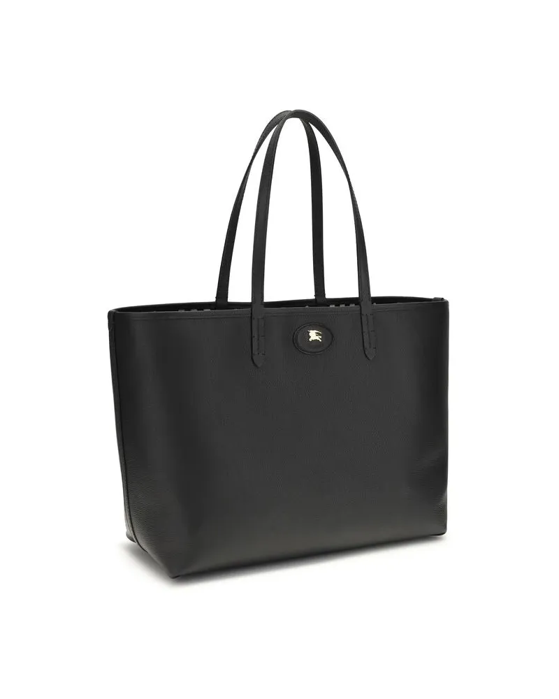 Burberry Women's Black Calf Leather Bos Taurus Shoulder Bag Black