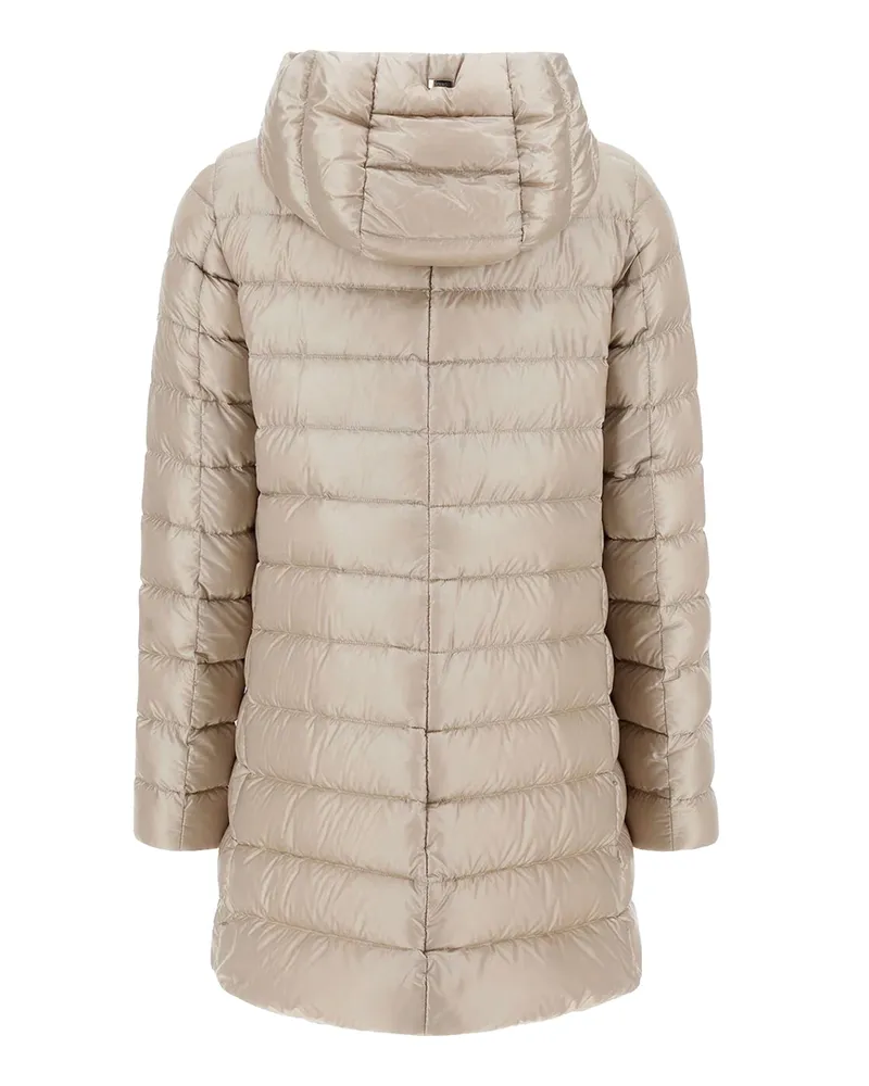 Herno Women's Down Jacket A-Shape Chantilly Beige