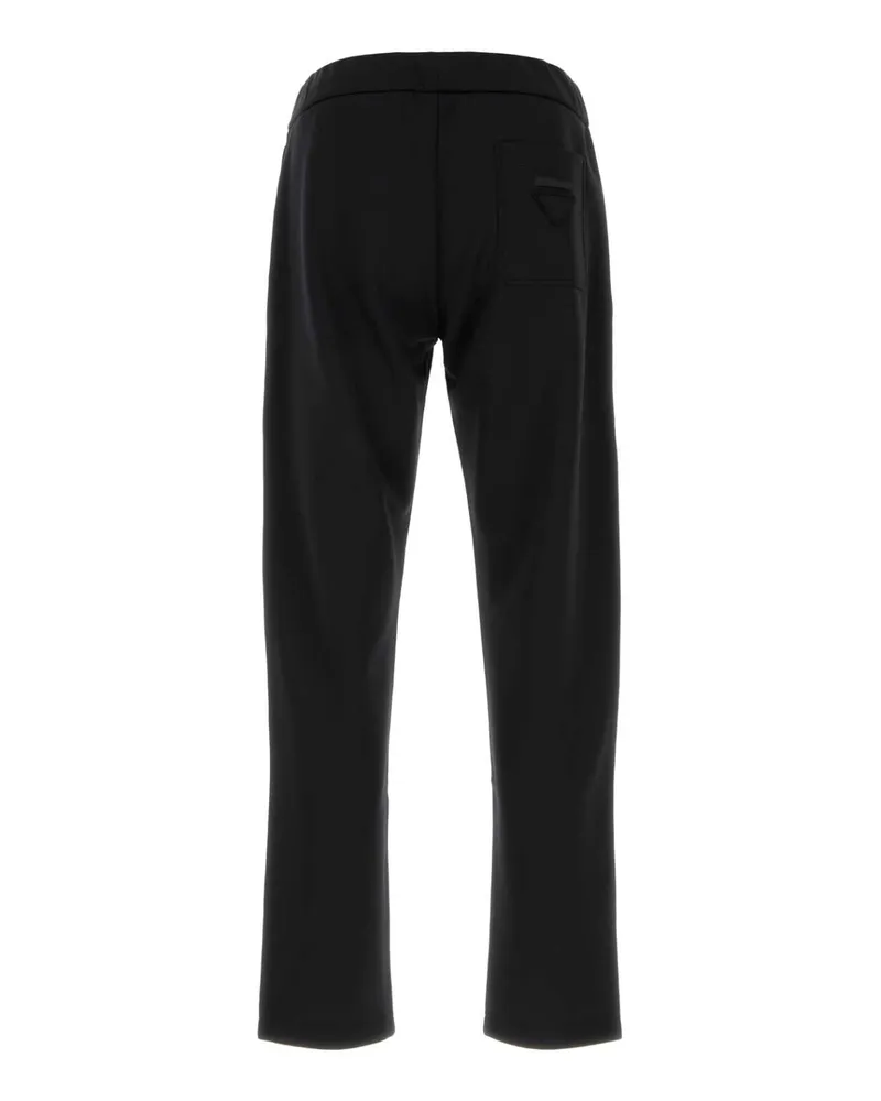 Prada Men's Black Tech Fabric Pant Nero Exterior: Polyester Elastane Pantaloni Trousers Black