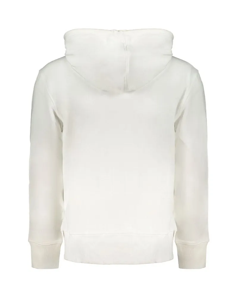 Calvin Klein Cotton-Blend Logo Sweatshirt — White White