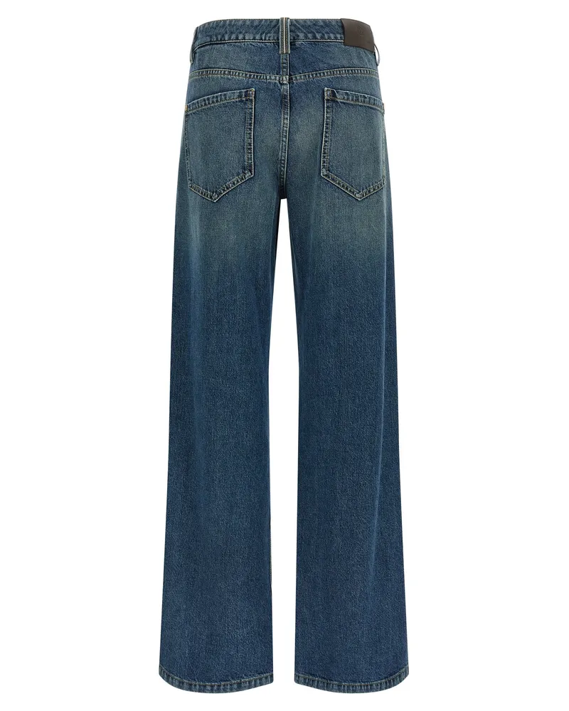 Brunello Cucinelli Women's Blue Cotton Jeans Denim Clothing Blue