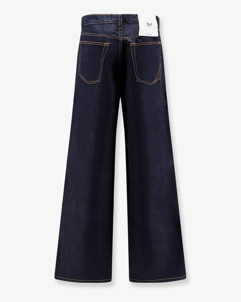 3x1 Women's Jeans Silk Kat Blue Lyocell Blue