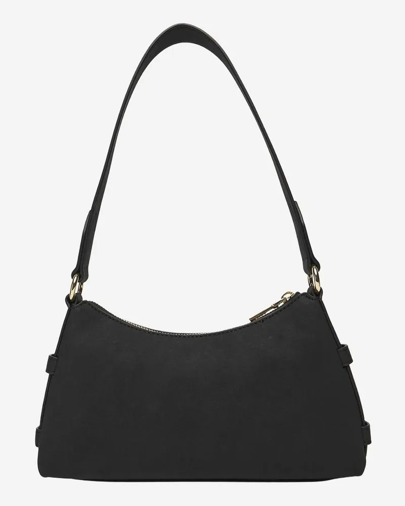 Moschino Women's Shoulder Bag With Logo Black Polyurethane Black
