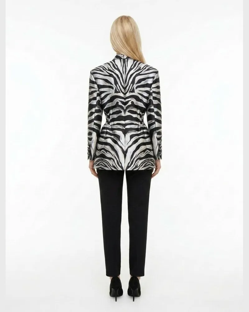 Dolce & Gabbana Women Multicolor Polyester Blazer Clothing Multicolor