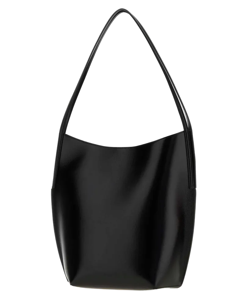 Jil Sander Kante Tote Shoulder Bag — Black Black