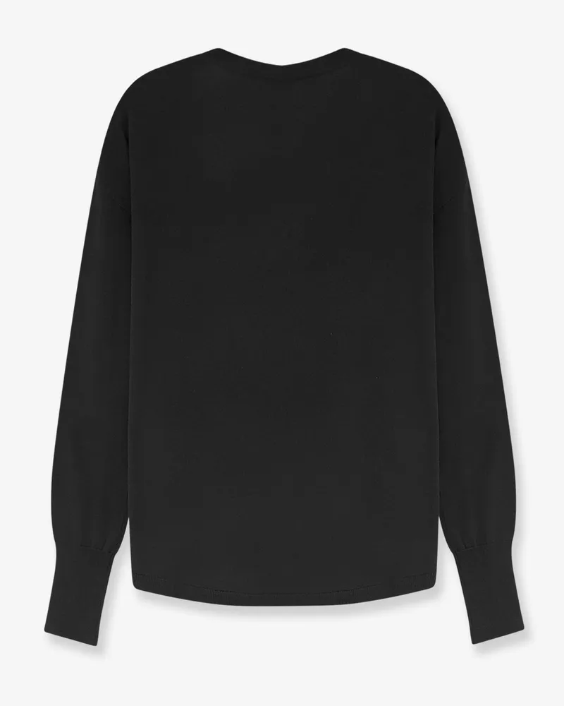 ASPESI Women's Sweater, Virgin Wool, Black Black