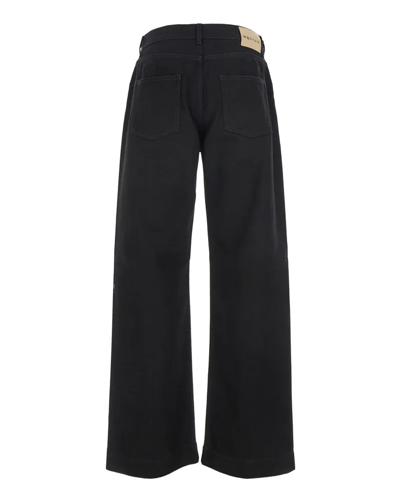 Alexander McQueen Men's Black Denim Jeans With Belt Loops Cotton Black