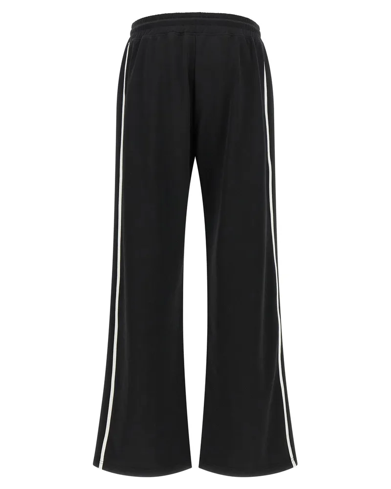 Amiri Side-Stripe Track Joggers — Black Black