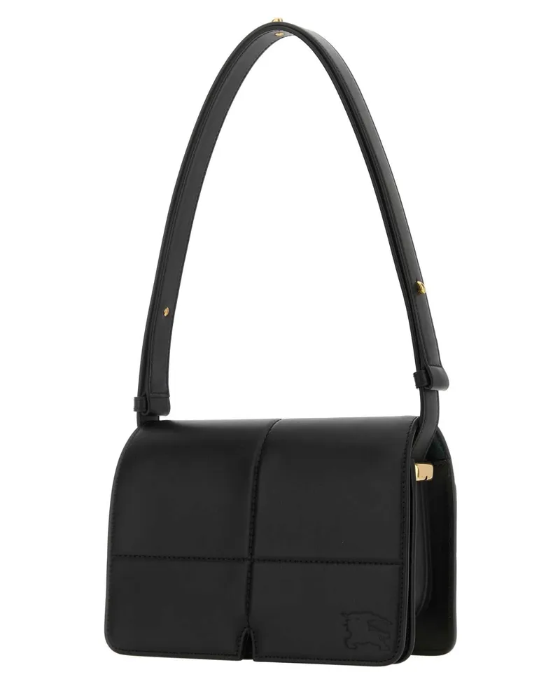 Burberry Women's Black Leather Snip Shoulder Bag Borse A Tracolla Black