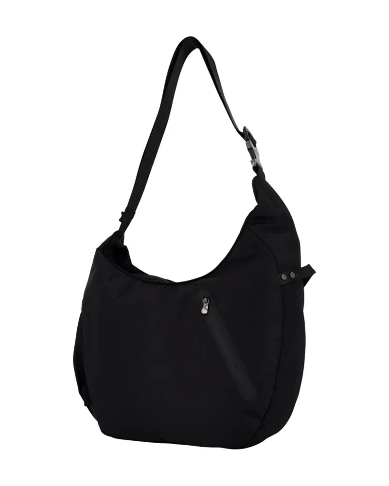 RAINS Delphi Synthetic Hobo Bag — Black Black