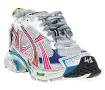 Women's Multicolor Polyester Athletic Sneakers