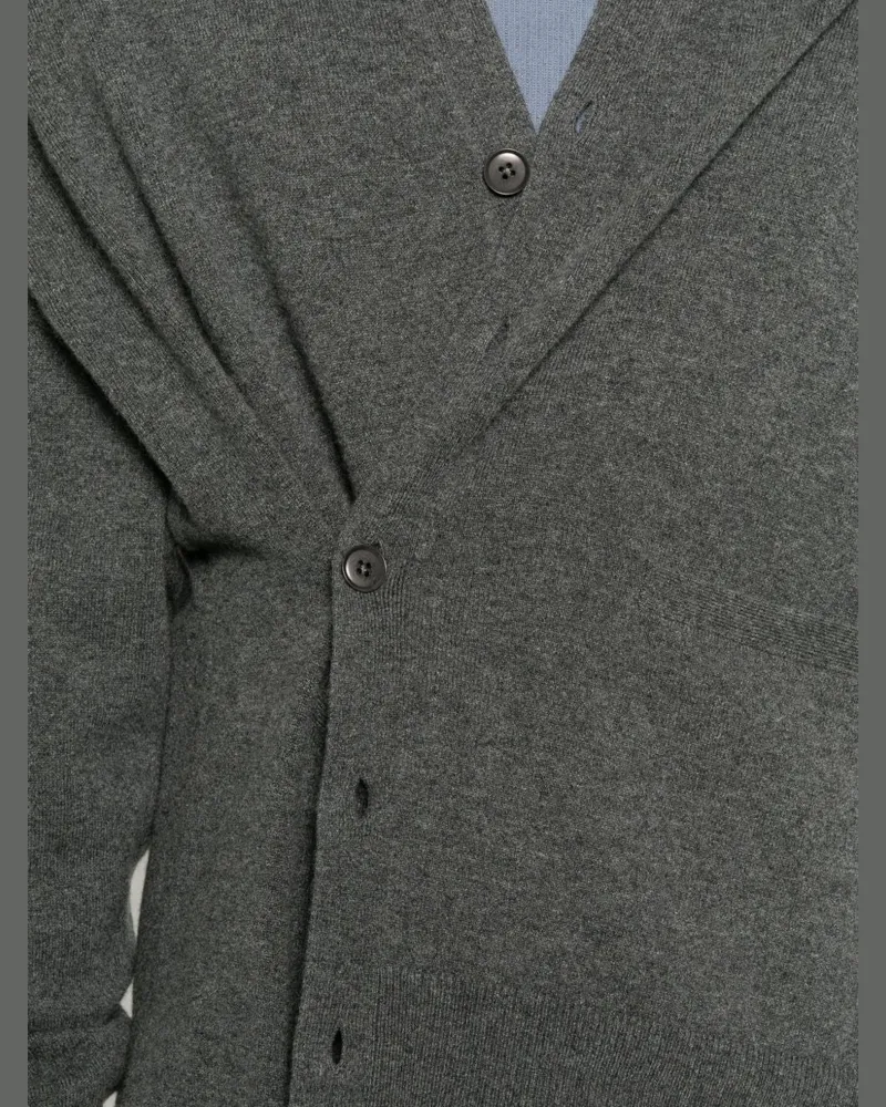 extreme cashmere Cashmere Cardigan — Charcoal Charcoal