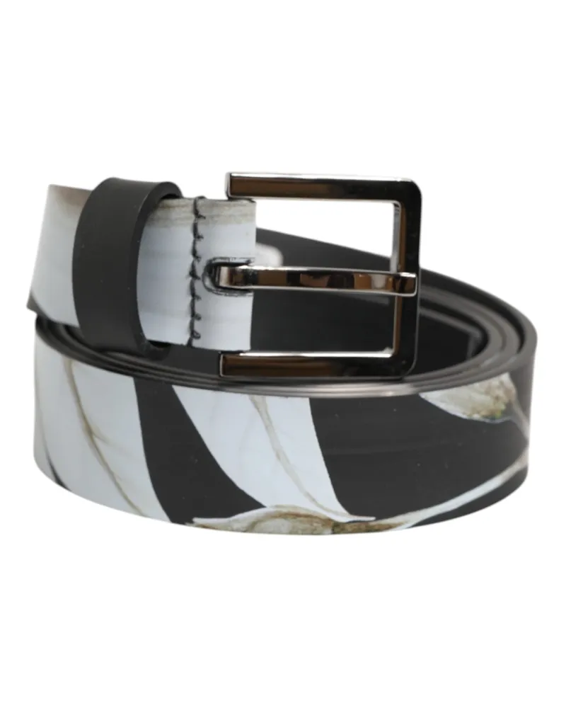 Dolce & Gabbana Multicolor Floral PVC Belt — Multicolor Multicolor