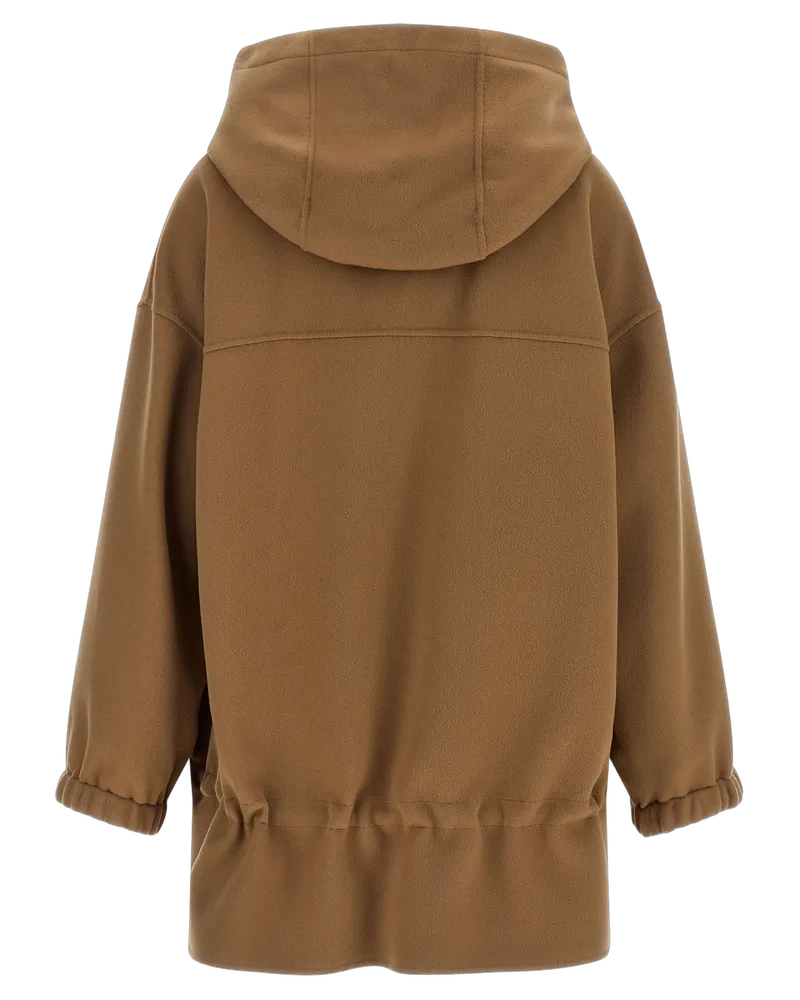 Max Mara Women's Brown Wool Coat Clothing Brown