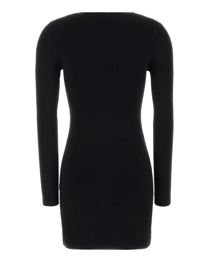 Alexander Wang Women Black Stretch Viscose Blend Mini Dress Abiti Black