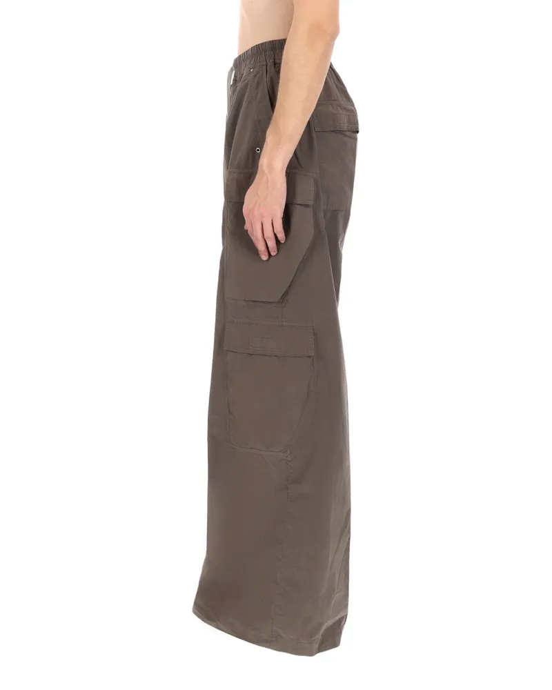 DRKSHDW by Rick Owens Jumbo Belas Cargo Trousers — Brown Brown
