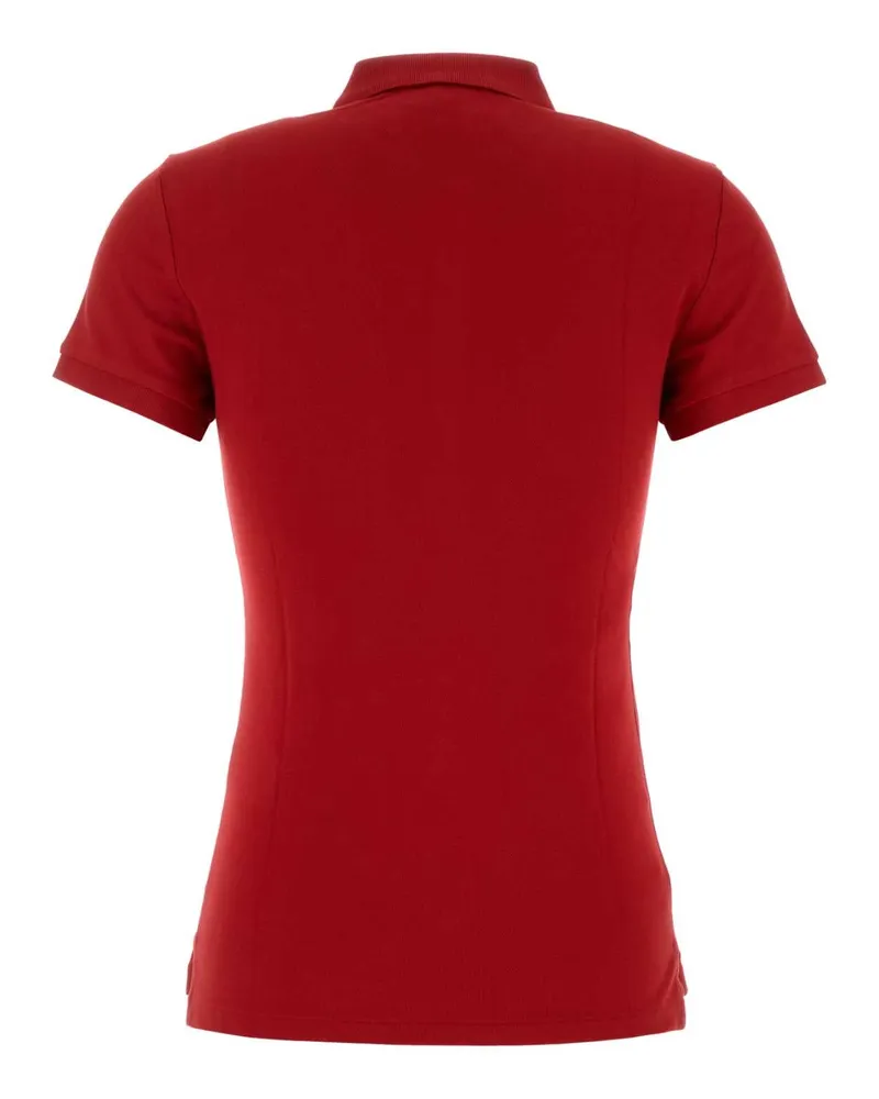 Ralph Lauren Stretch Piquet Polo Shirt — Red Red