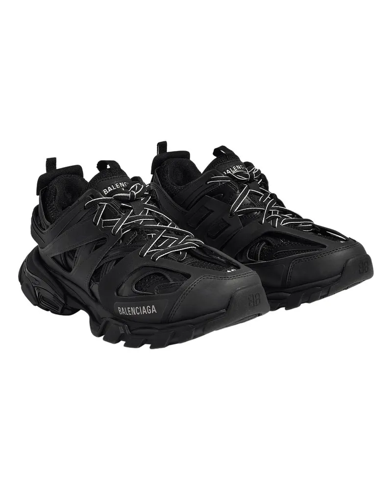 Balenciaga Women's Track Sneaker Black Plastic Black