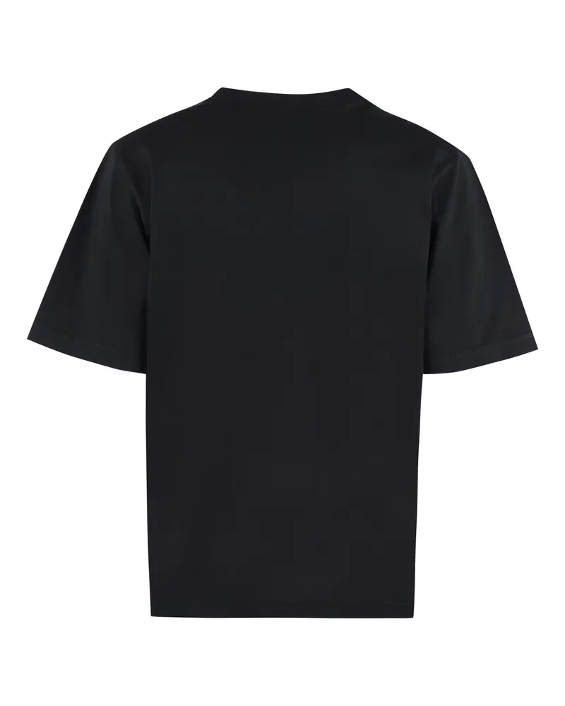 Dsquared2 Women's Short-Sleeve Printed Cotton T-Shirt Black T-Shirts & Jerseys Black