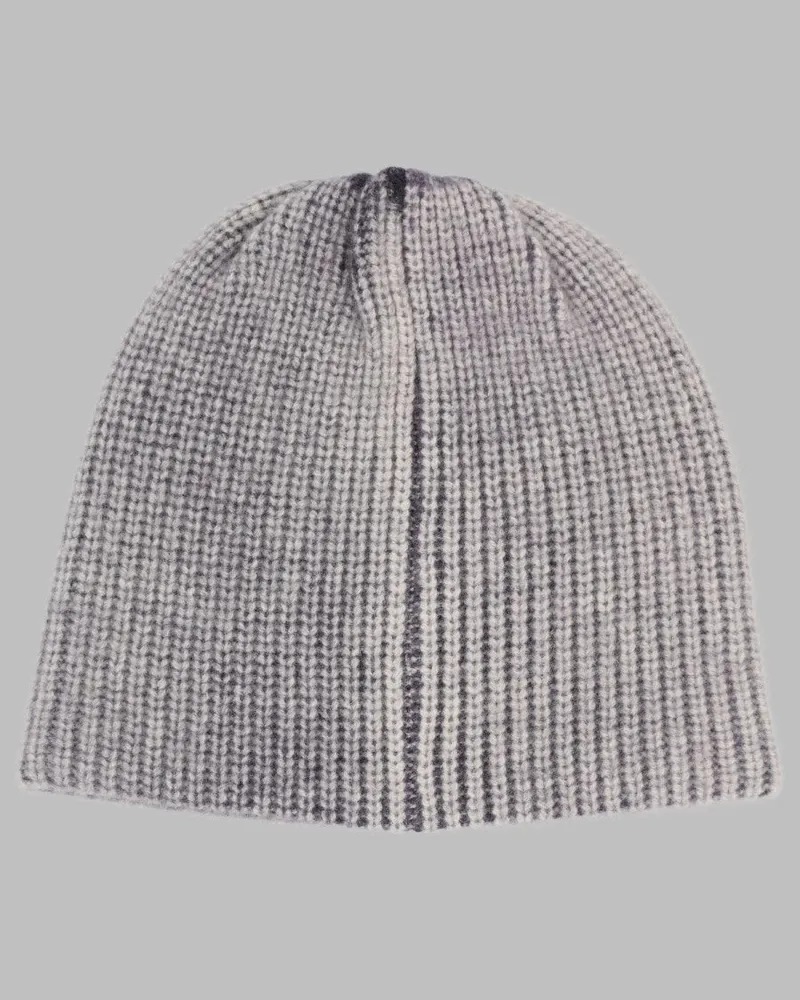 Amish AMX219CT84_XXXXC0759 Wool Logo Beanie — Gray Gray