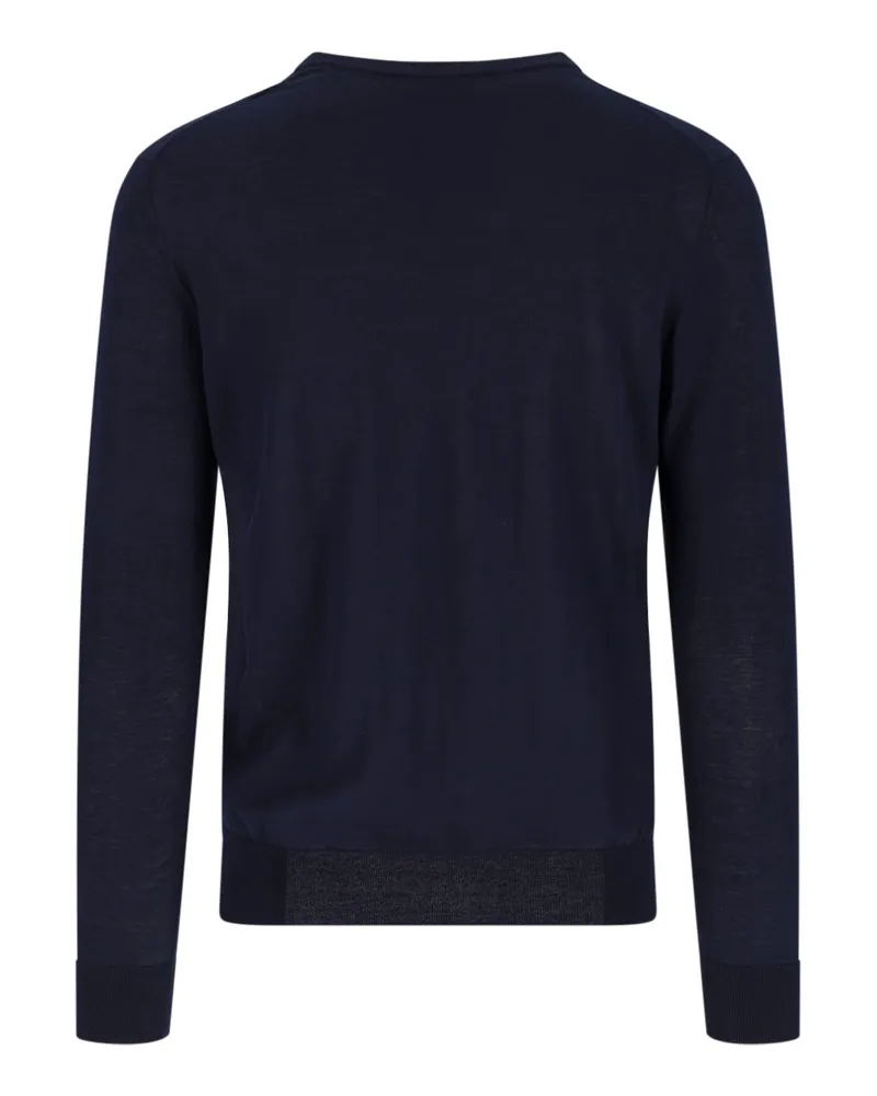 Ballantyne Men's Sweaters Blue Cotton Navy