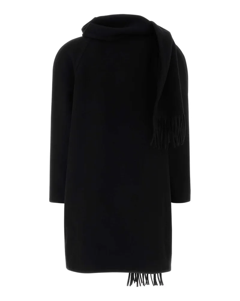 Balenciaga Women's Black Cashmere Coat Exterior: Cappotti Black