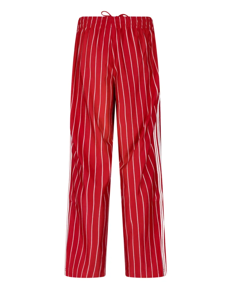 adidas Men's Trousers Red Recycled Polyester Red