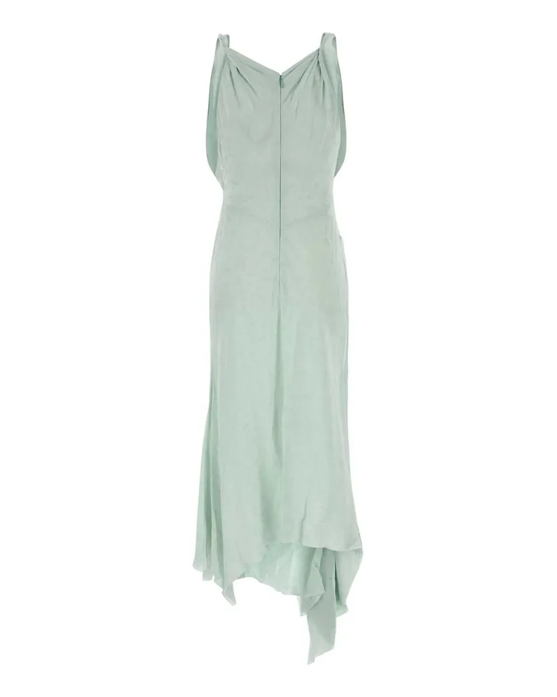 Victoria Beckham 1226wdr006029c 2556 Aquamarine Exterior: Viscose Abiti Dress Green