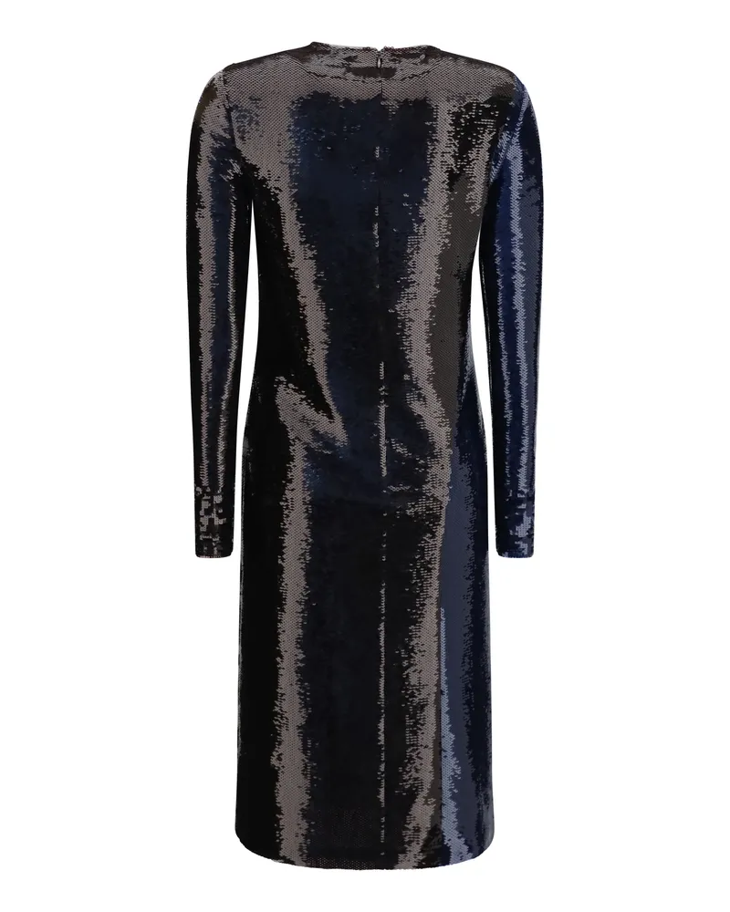 Tom Ford Two-Tone Sequin Dress — Blue Blue