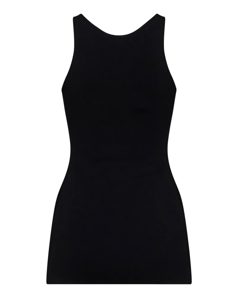 Totême Women's Tank Top Compact Knit Black Viscose Black