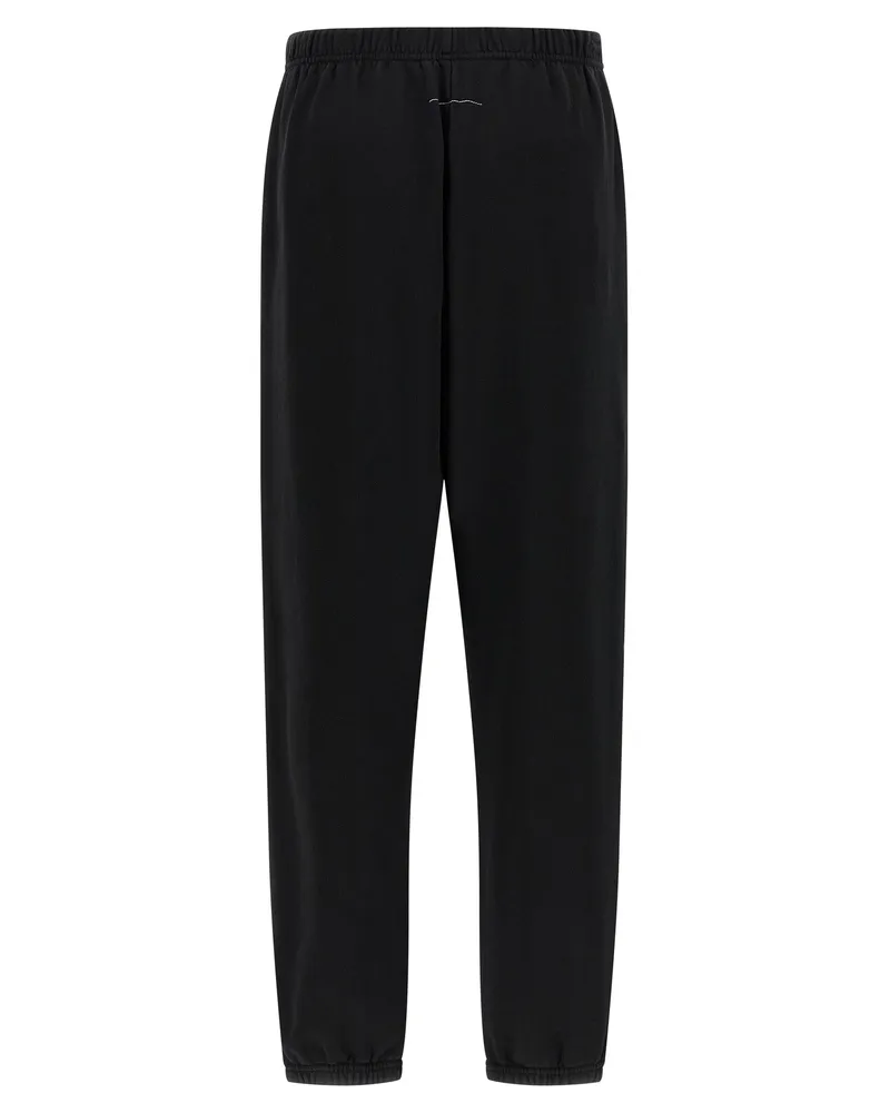 Maison Margiela Women Black Cotton Joggers (workout Pants Black
