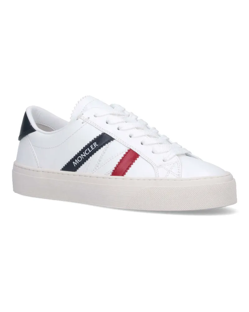 Moncler Women's Sneakers White Leather Upper: Real White