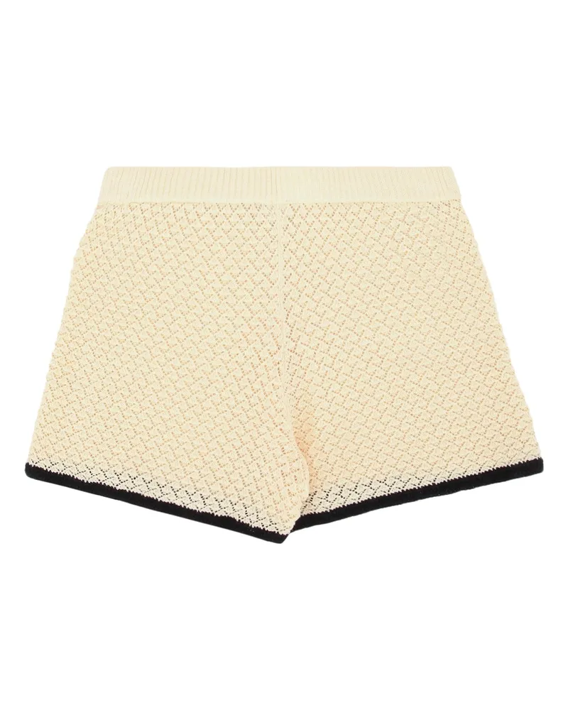 The Garment Women's Plage Hot Pants Bonewblack Pantaloni Trousers Cream