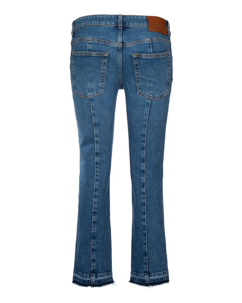 Alexander McQueen Bluestonewash Cotton Jean Blue