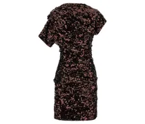 Sequin-Embellished Dress — Black