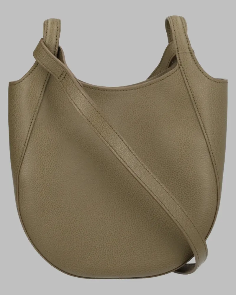 Longchamp Women's Shoulder Bag Le Foulonné Green Leather Green