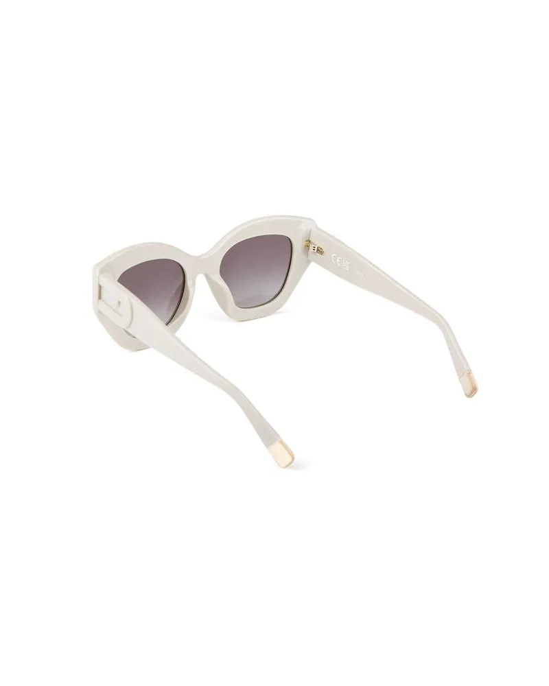Furla Women's Sunglasses Glossy Full Beige Acetate Beige