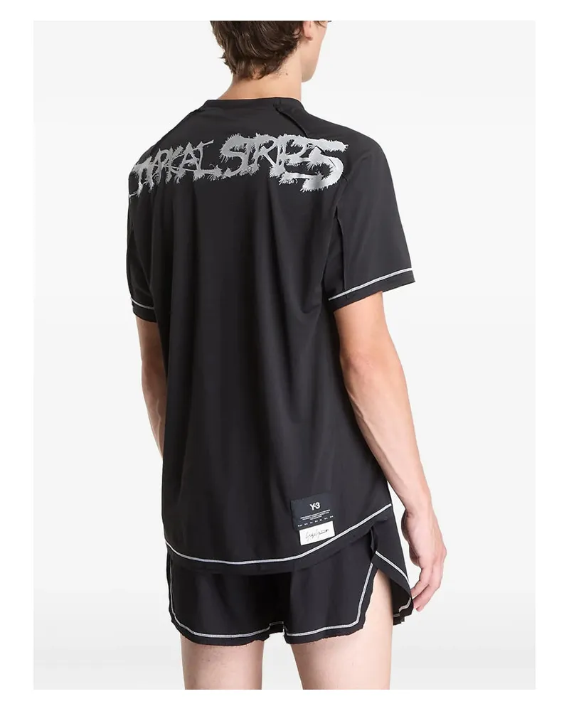 adidas Graphic Print T-Shirt — Black Black