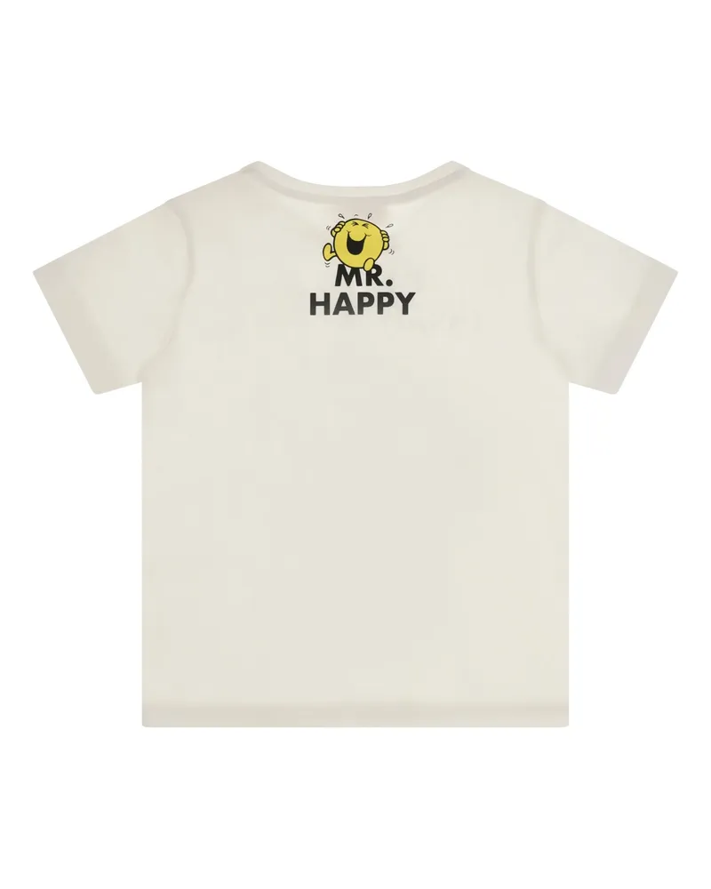 Gucci Girls' Mr. Happy T-Shirt New White-Mc Cotton T-Shirts White/mc And Polos White