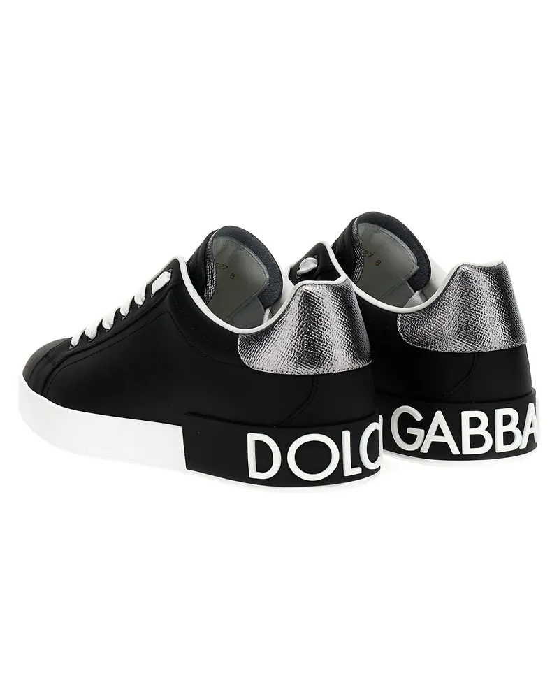 Dolce & Gabbana Portofino Sneaker — Black Black