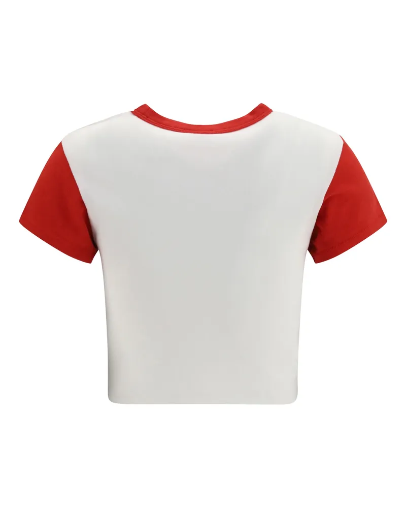 Kenzo Embroidered Jumping Tiger T-Shirt — White White