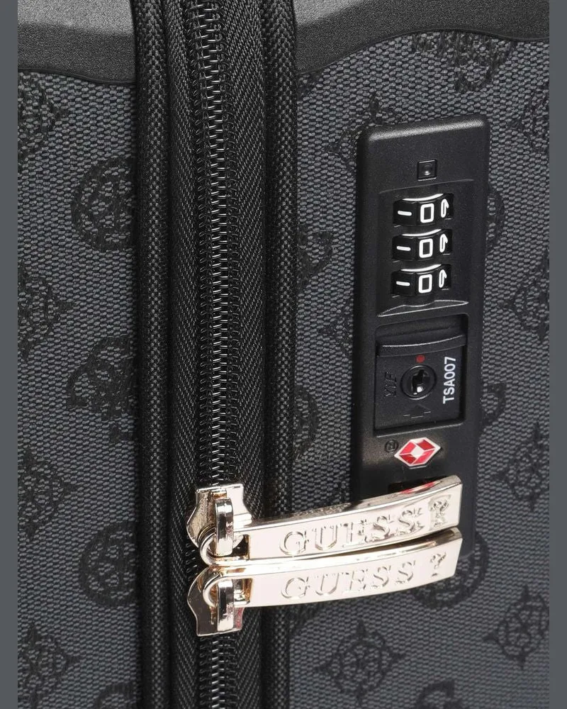 Guess Women's Travel Bag Charcoal Polyurethane - Travel-Bags Charcoal