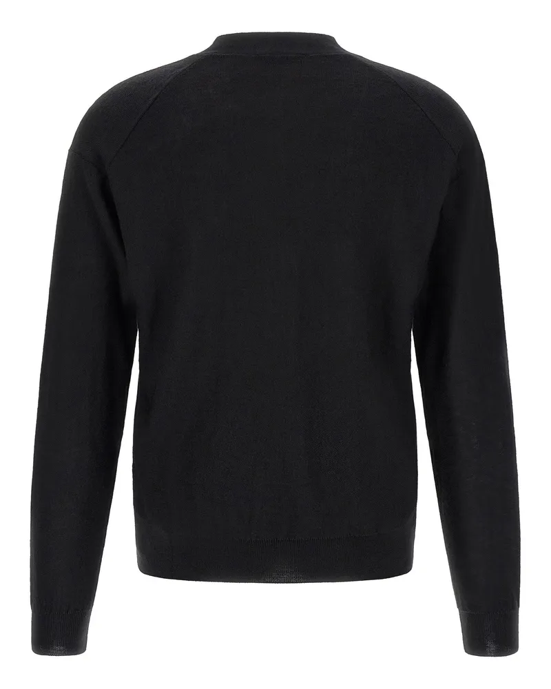 Christophe Lemaire Relaxed Twisted Cardigan — Black Black