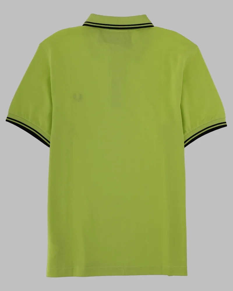 Fred Perry Cotton Polo Shirt — Green Green
