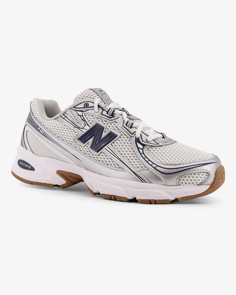 New Balance Men's Low-Top Sneakers 740 Mesh White Polyester Trainers White