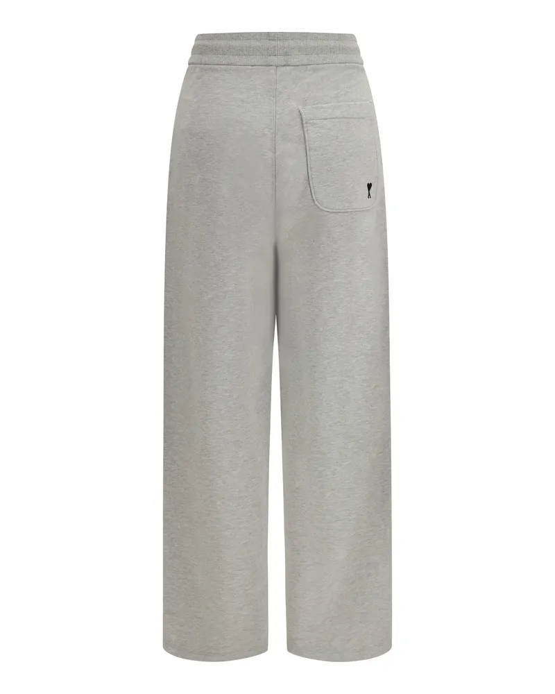 AMI Paris Organic Cotton Joggers — Gray Gray