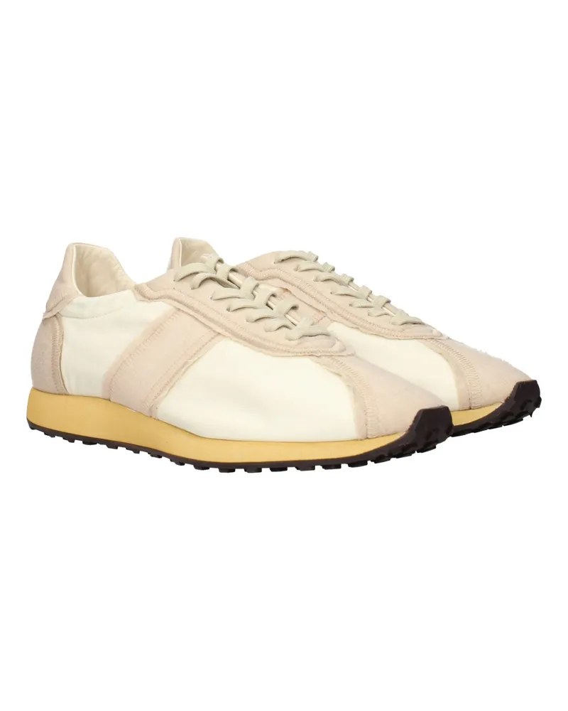The Row Men's Beige Fabric Athletic Sneakers Beige