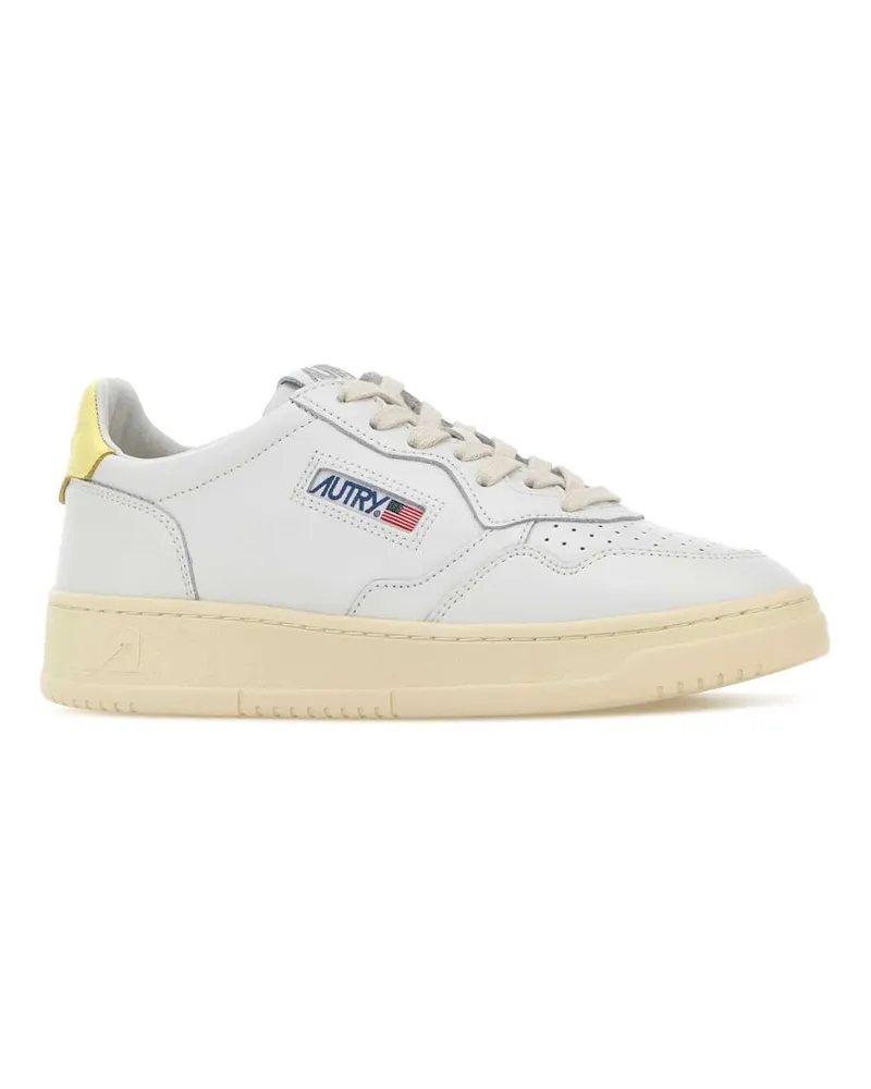AUTRY Cow Leather Sneaker — White White