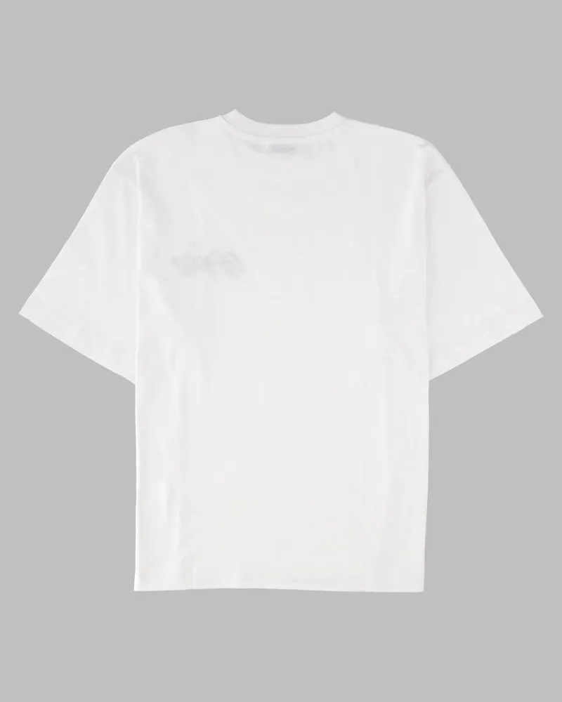 OFF-WHITE Logo-Embroidered T-Shirt — White White